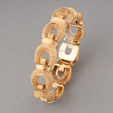 French Gold Retro Bracelet in Rose Gold