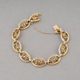 French Antique "Filigrané" Bracelet in Gold