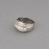 Platinum and Diamonds French Art Deco Ring