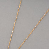 French Gold and Pearls Antique Chain Necklace