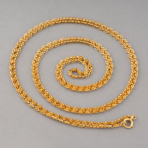 French Gold Antique Chain Necklace