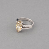 Certified 3.19 Carats Diamond Ring