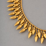 French Antique Necklace Etruscan Revival in Gold