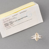 Certified 3.19 Carats Diamond Ring