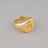 Antique French "Chevalière" Signet Ring in Gold