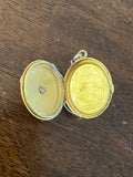 French Antique Locket Pendant in Gold