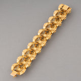 Gold and precious stones French Retro Bracelet