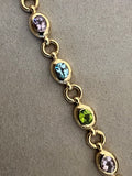 Van Cleef & Arpels Gold and Fine Stones Vintage Bracelet