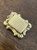 French Antique Vinaigrette Gold Pendant