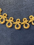 Gold Vintage Necklace «Snakes »