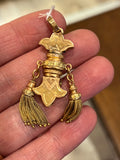 19th Century French Pendant in Gold