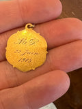 French Gold Antique Medal