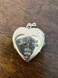 European Antique Heart Pendant in 14k Gold