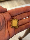 French Antique Vinaigrette Gold Pendant