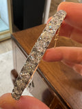 Gold Platinum and 7.5 Carats Diamonds French Belle Epoque Bracelet