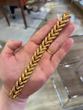 French Vintage Yellow Gold Bracelet