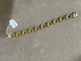 Gold and 1 Carat Diamond Vintage Bracelet