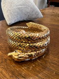 Snake Vintage Yellow Gold Bracelet