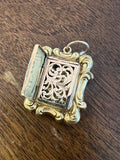 French Antique Vinaigrette Gold Pendant