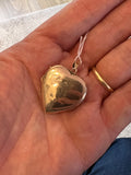 European Antique Heart Pendant in 14k Gold