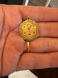 French Gold Antique Medal