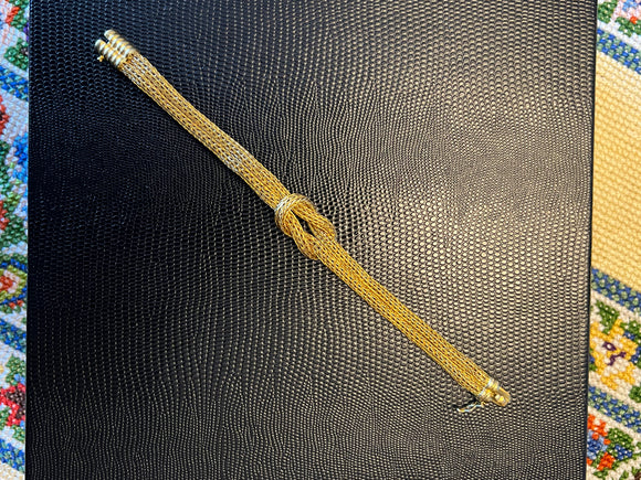 Vintage Greek Yellow Gold Bracelet