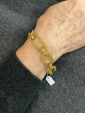 Bracelet vintage italien en or