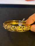Bracelet jonc en or antique français