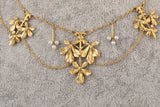 French Gold Art Nouveau Necklace