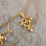 French Gold Art Nouveau Necklace