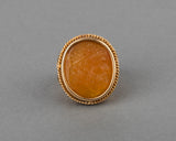 Antique Gold and Cameo Ring