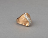 Gold and Diamonds French Vintage Ring