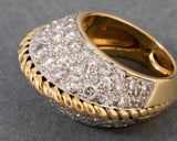 Bague en or et diamants par Kutschinski