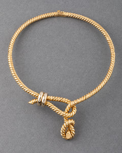 Elegant 18k Gold Vintage Necklace