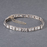 Bracelet Art Déco en Or Platine et Diamants 9 Carats par Golay Fils &amp; Stahl Genève