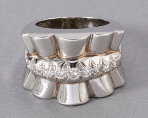 Platinum and Diamonds French Vintage Ring