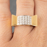 Gold and Diamonds French Vintage Ring