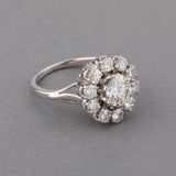 Gold 1.88 Carats Diamonds French Vintage ring