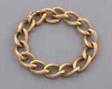 Bracelet vintage en or français