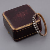 Bracelet Antique Français Or Argent et Diamants