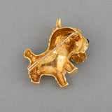 French Vintage Gold Brooch