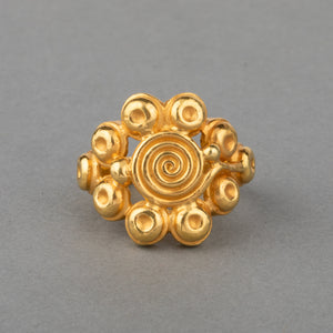 Vintage 22k Gold Ring by Zolotas