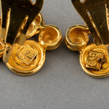 Boucles d’oreilles Zolotas vintage en or 22 carats