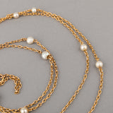 Gold and Pearls French Antique Necklace