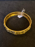 French Antique Gold Bangle Bracelet