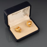 Gold and Diamonds Vintage Boucheron Clip Earrings