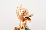 Gold and Agate French Duck Brooch