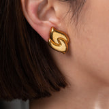 Boucles d'oreilles vintage en or par Zolotas